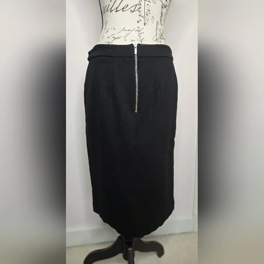 A NEW DAY Womens Black Pencil Skirt Size 10